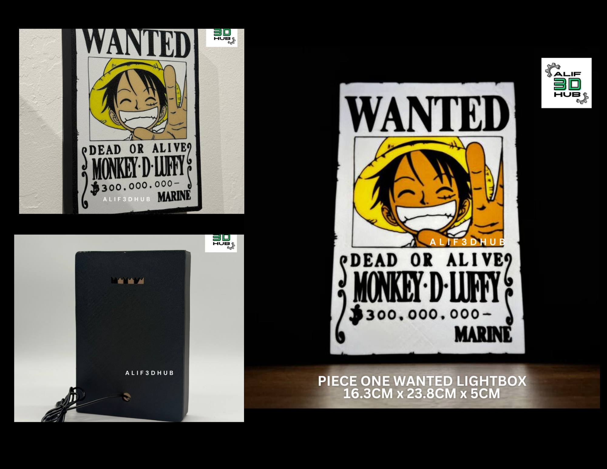 One Piece Luffy Wanted