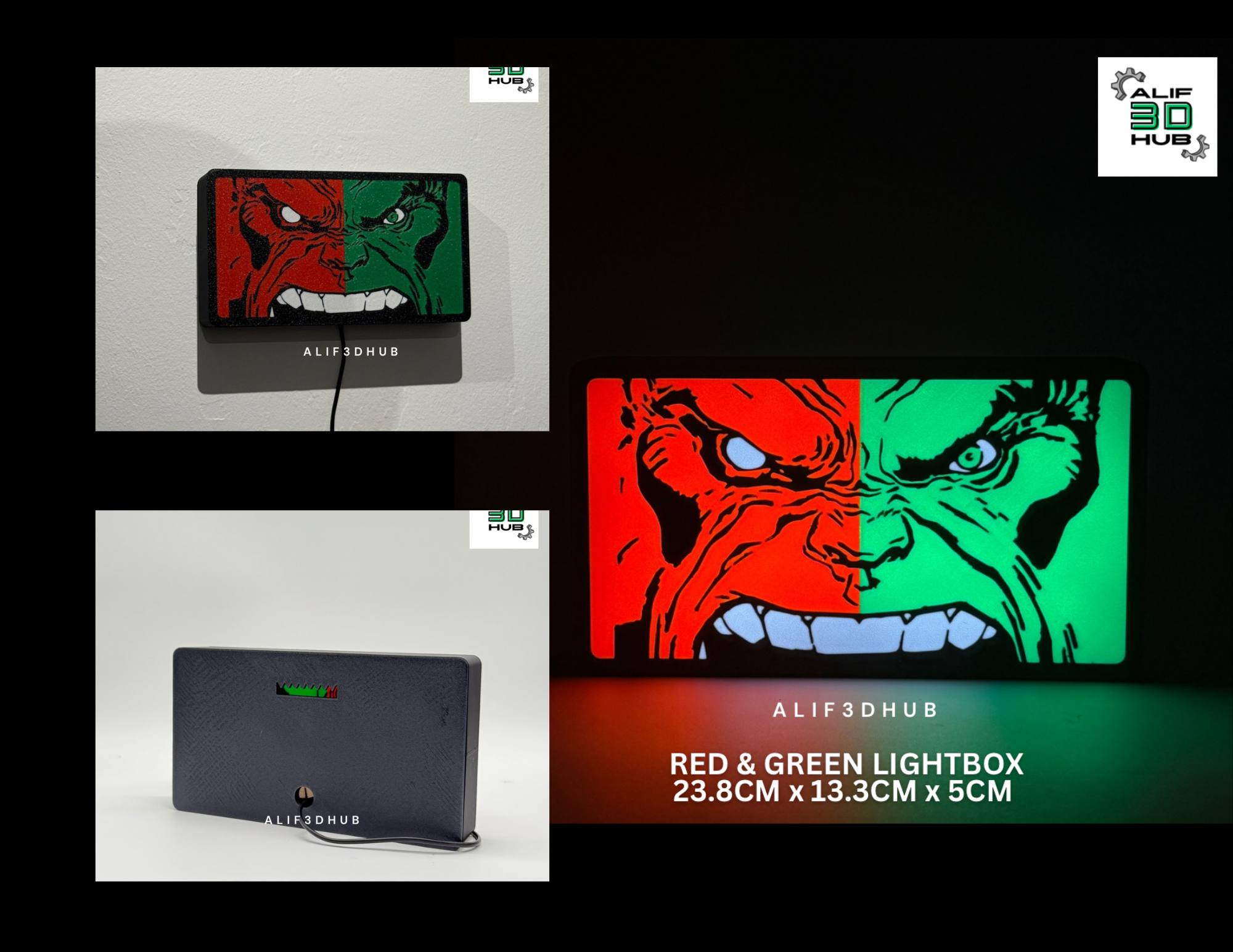 Hulk Red & Green